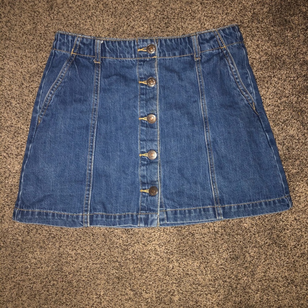 Denim Mini Skirt